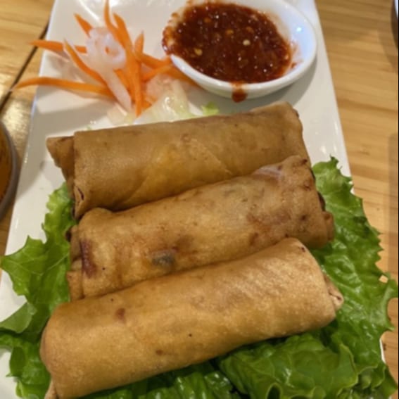 A. House Eggrolls Rice Vermicelli/Bún Chả Giò.