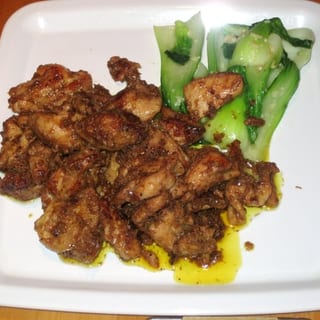 Flattened Chicken/Gà Xào Xả Ớt