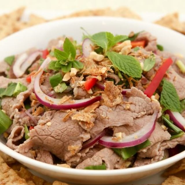 Rare Steak in Lime Juice/Bỏ Tài Chanh.